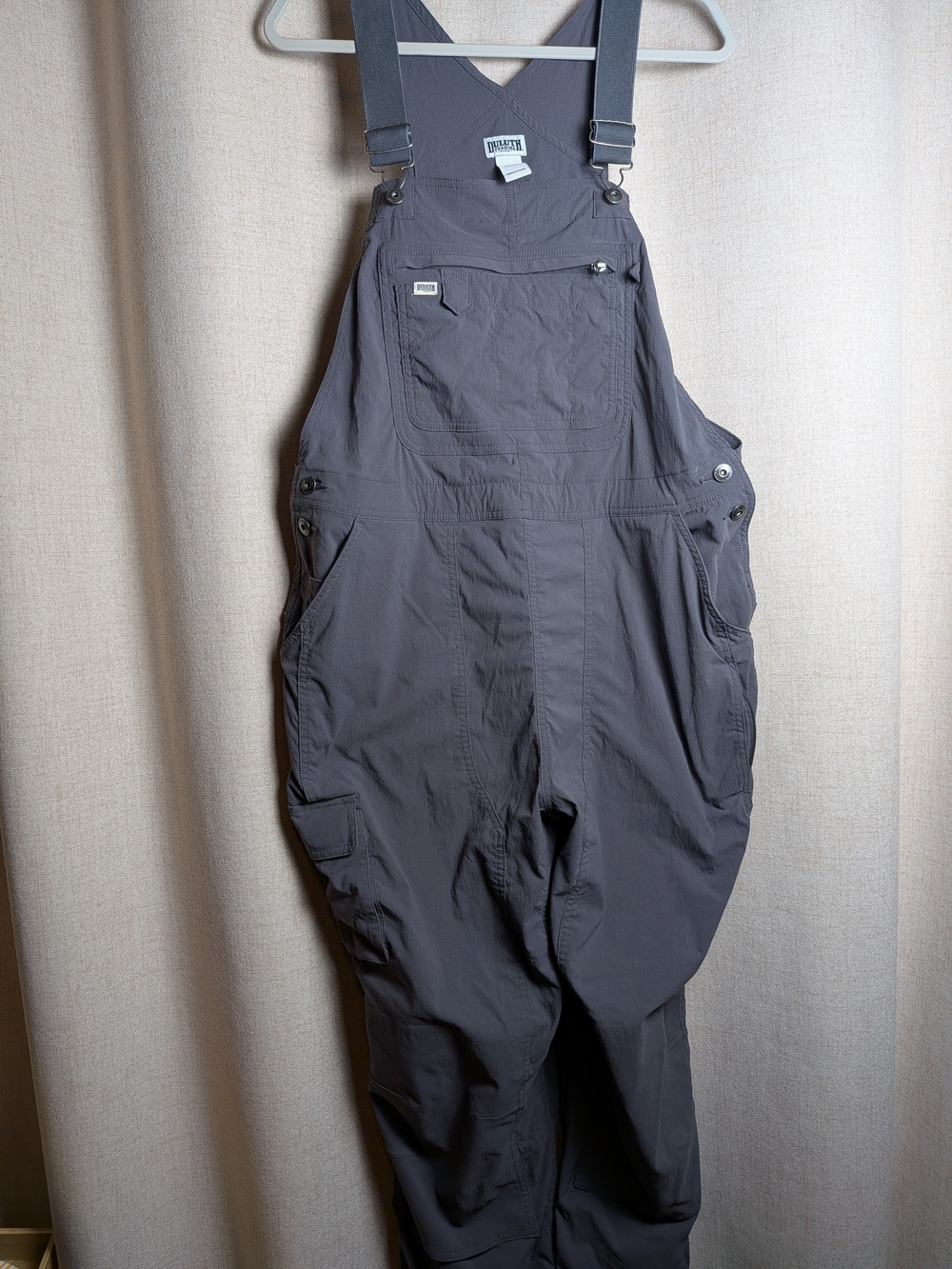 Duluth Trading Gray Utility Overalls Women’s 1X 31